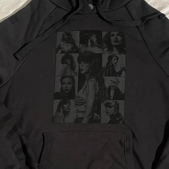 Taylor Swift Eras Tour Black Hoodie Pullover Sweatshirt - Large - Picture 5 of 16